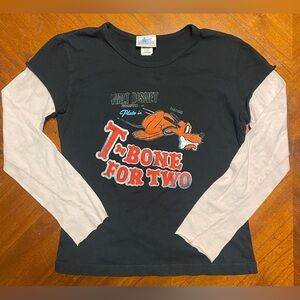 Disney Pluto Long Sleeve T Shirt Y2K